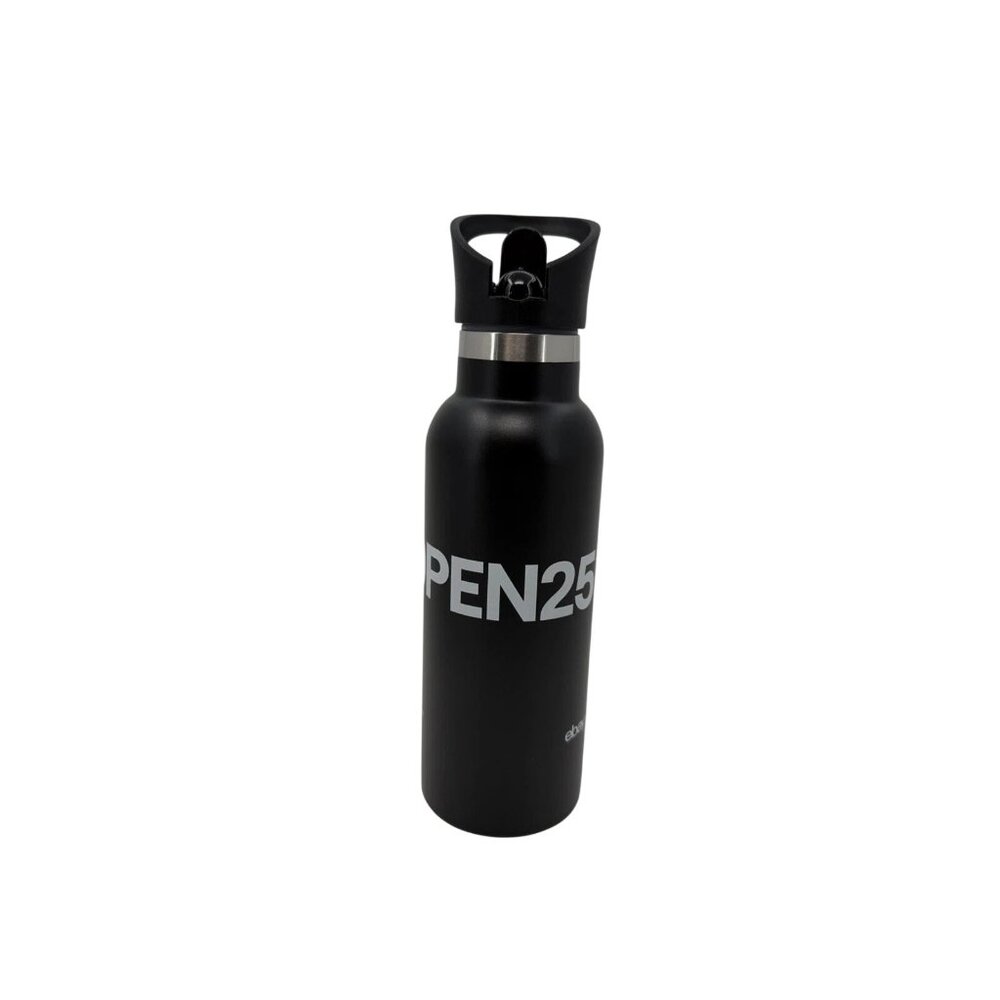 eBay Open25 Water Bottle 17 oz Black Stainless Steel Insulated NEW